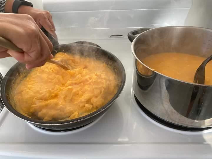 The eggs are a hit!