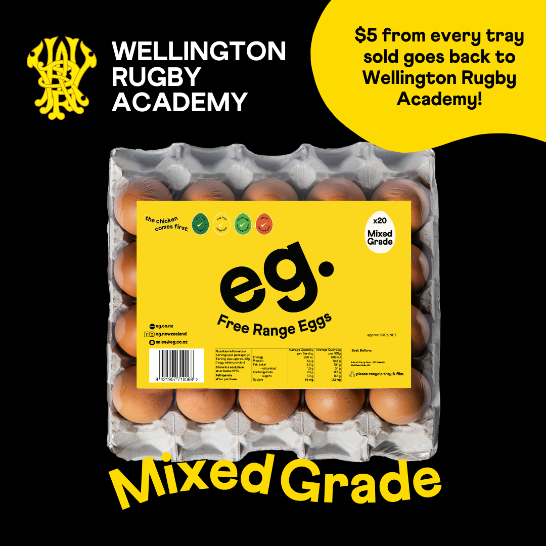 WELLINGTON RUGBY ACADEMY FUNDRAISER - 20 Tray Mixed Grade