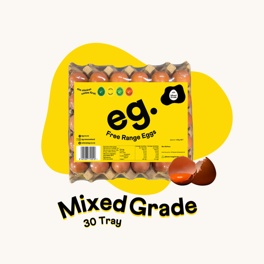 DKS (Mixed Grade) 30 Tray Free Range Eggs