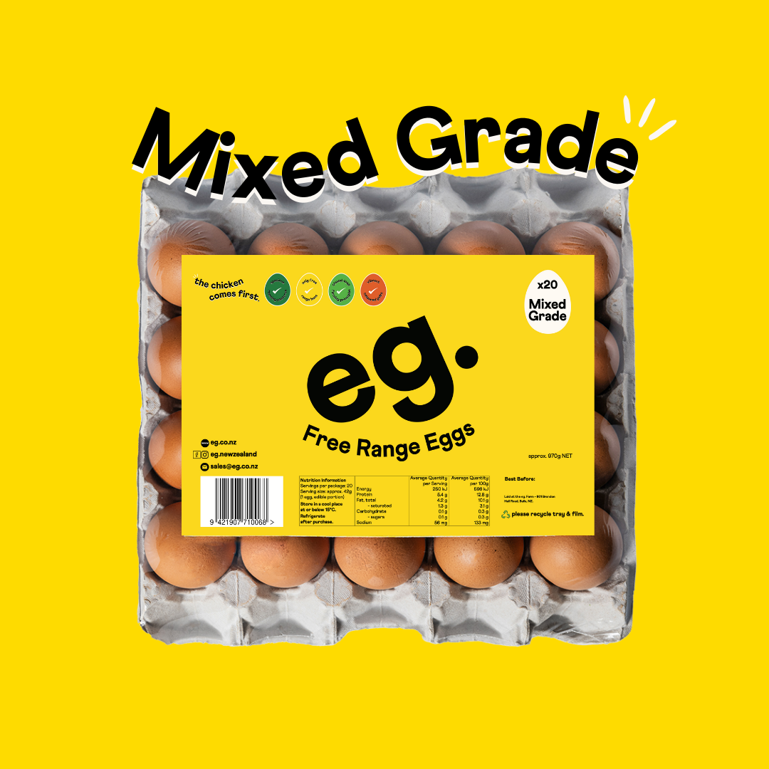 20 Tray Free Range Eggs (Mixed Grade)